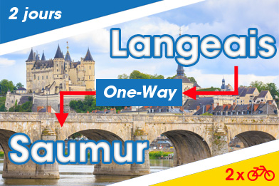 Loire à vélo en duo : 2 jours en vélo électrique de Langeais à Saumur